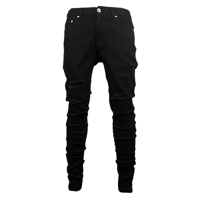 TGFCLUB水洗美式街头小脚牛仔裤