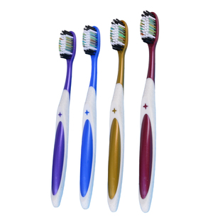 硬毛牙刷超硬耐用成人高档牙刷家用大头牙刷男士专用家庭装中硬毛