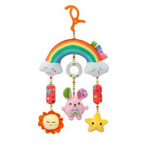 贝佳丽婴儿推车挂件0一1岁宝宝车载安全座椅床头风铃摇铃毛绒玩具