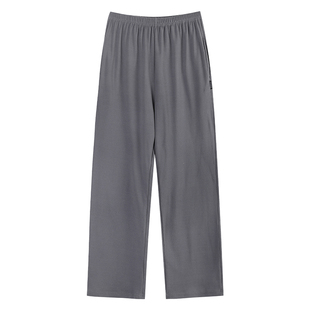 睡裤男士秋冬季加厚双面德绒长裤可外穿薄绒保暖大码高级感家居裤