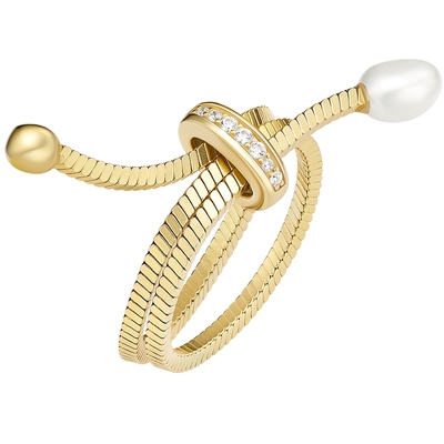 HEFANG珠宝意面珍珠戒指