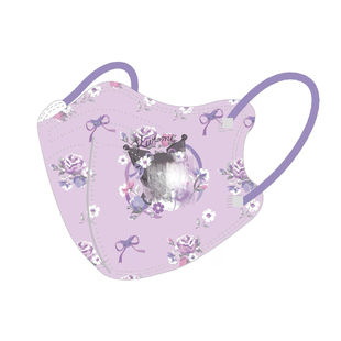 库洛米美乐蒂玉桂狗儿童口罩四层3d立体小孩4-12岁女孩口耳罩卡通
