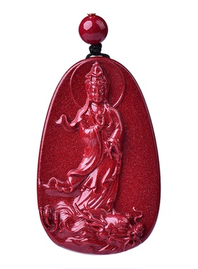 正品真朱砂天然原矿手链帝王紫金砂本命年招财护身符平安吊坠男女