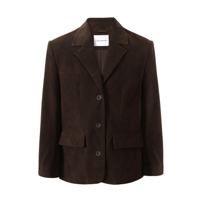 SINGLE MOMENT 25AW法式复古百搭休闲通勤绒感轻工装西装外套女秋