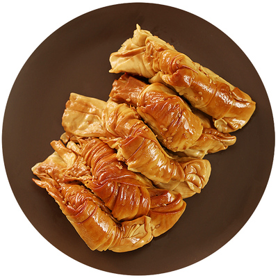 五香熏卤油豆皮干豆腐卷东北特产