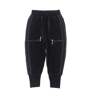 男童牛仔裤儿童裤子2025秋冬中大童男孩长裤高弹宽松束脚加绒棉裤