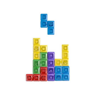 俄罗斯方块磁吸免打孔门后衣帽挂钩门上创意壁挂式玄关收纳挂衣架