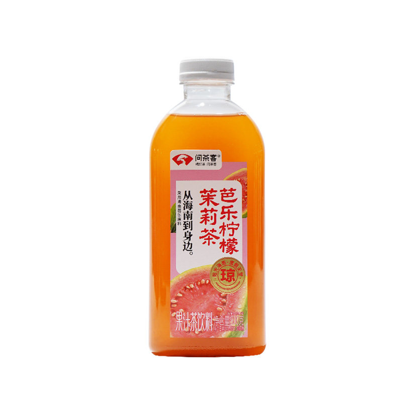芭乐柠檬茉莉茶900g*2瓶0脂肪 清爽柠檬味茶饮果味茶饮品芭乐饮料