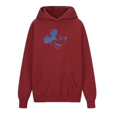 MOUSSY 春季新品迪士尼联名新年米奇连帽卫衣女010ISY90-3481