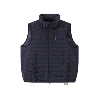 江南先生NewJNXS隐藏式帽子小立领修身羽绒马甲冬季叠穿保暖背心