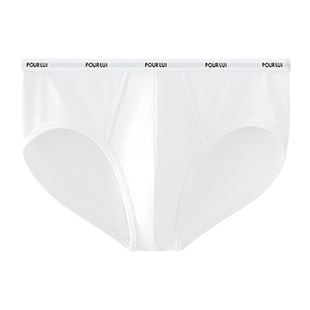 璞履 男士窄边低腰三角内裤性感高弹力提臀运动纯棉舒适 POUR LUI