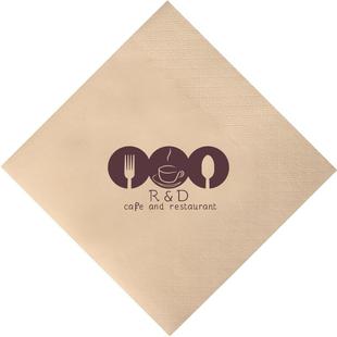 纸巾定制logo餐巾纸商用方巾纸饭店用定做广告纸巾本色整箱装批发