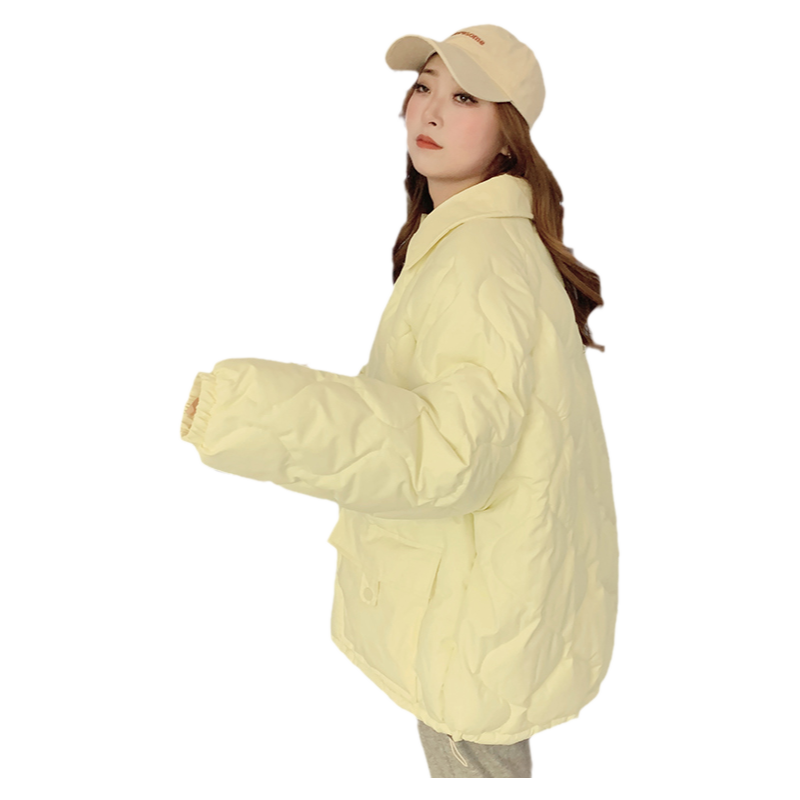 和锋金羽短款韩系棉服外套