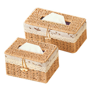 纸巾盒子客厅桌面茶几纸巾收纳盒家用卷纸抽纸盒酒店餐桌餐巾纸盒