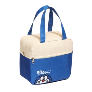 卡通保温饭盒手提袋便当包上班族小学生加厚大容量饭包洋气饭兜子