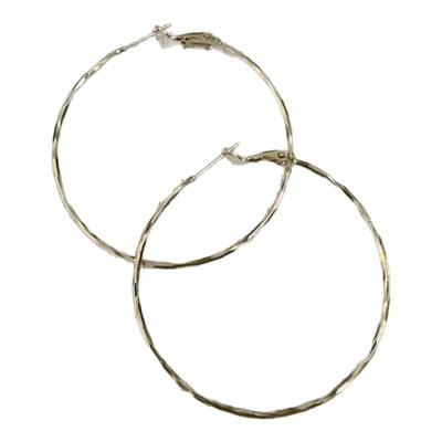 金色素圈耳环女高级感夸张大气