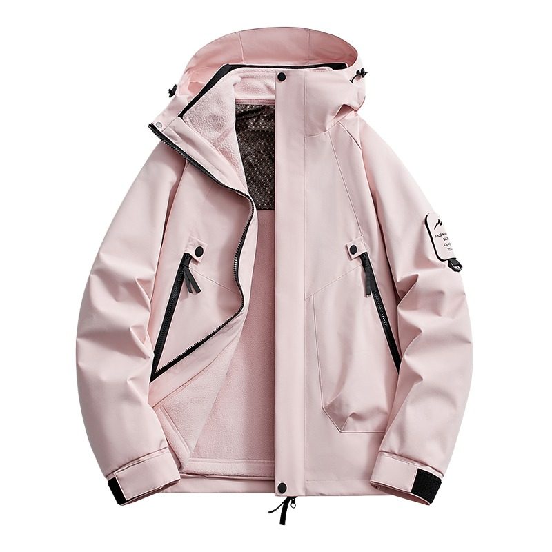 WASSUP PALM冲锋衣女款2025新款秋冬季户外登山滑雪服三合一外套