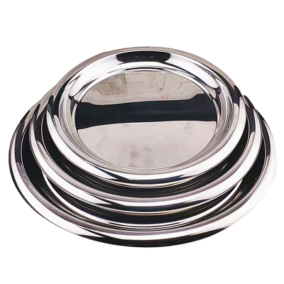 大号多用浅盘圆形高级感