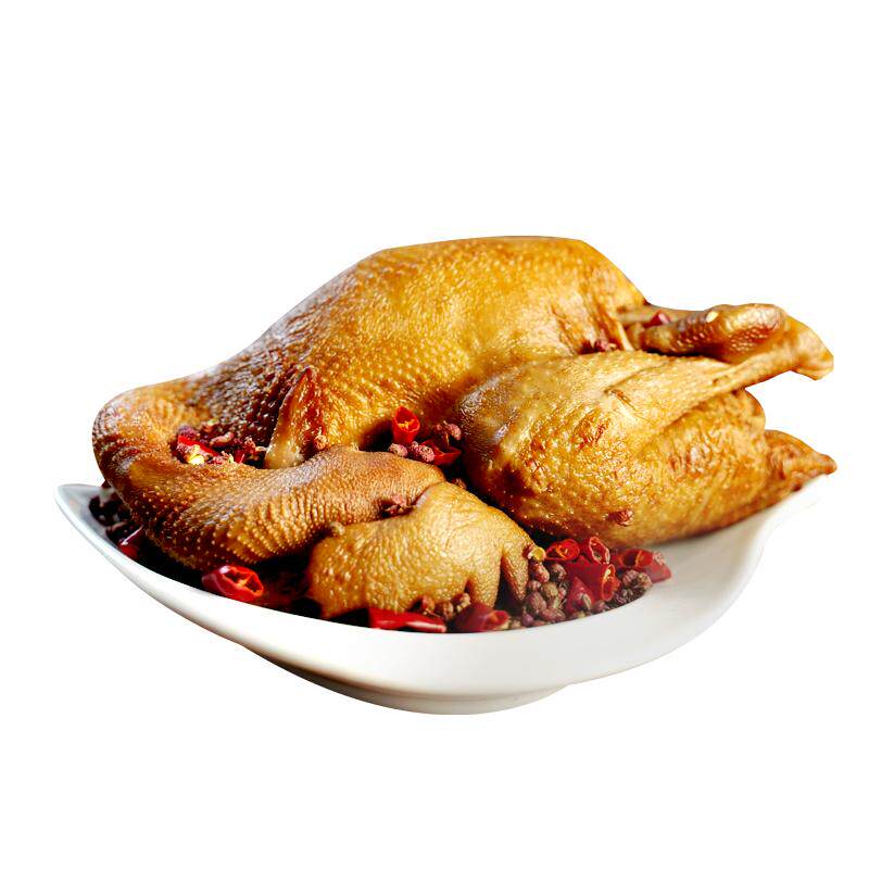 徽香源手撕麻椒鸡真空卤味熟食椒麻鸡符离集即食麻辣烧鸡整只750g