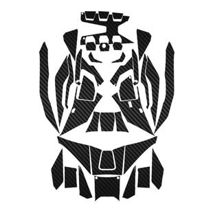 适用光阳DTX360赛艇S350碳纤维贴膜摩托车贴纸保护贴拉花改装配件