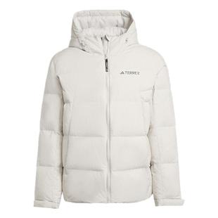 650蓬拒水防风保暖户外鹅绒连帽羽绒服男冬adidas阿迪达斯TERREX