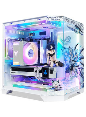 AMD R5 5600X铭瑄B550M蓝戟A750 RTX5060直播游戏台式电脑主机D4