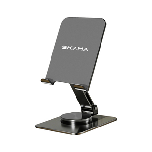 2025新款手机架支架桌面电话支撑架通用支夹ipad平板懒人多功能铝合金直播360度旋转办公室金属床头躺着家用