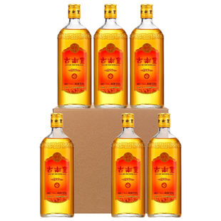 古南丰黄酒手工酿造花雕酒绿色生活500ml*6瓶无焦糖色半干加饭酒