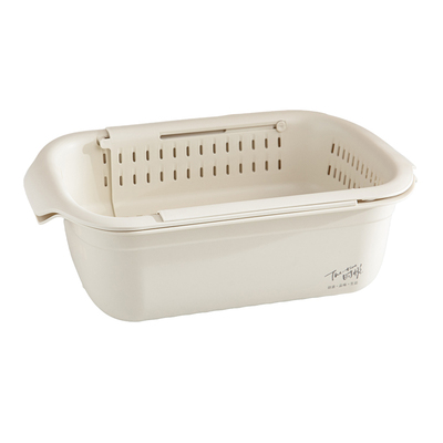 双层沥水篮洗菜盆加厚厨房滤水盆