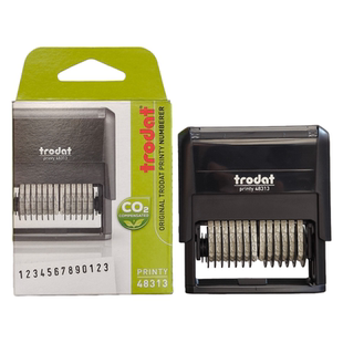 卓达数字章可调48313号码印章13位编号箱号打码机电话序列号批号