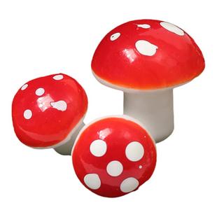 仿真泡沫小蘑菇 diy手工花环材料配件 圣诞装饰 拍摄道具植物盆景