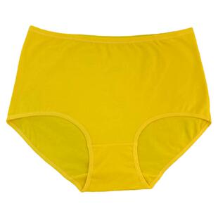 2条黄色纯棉内裤俏芳婷女金三角中腰闰月结婚高考本命年妈妈优质