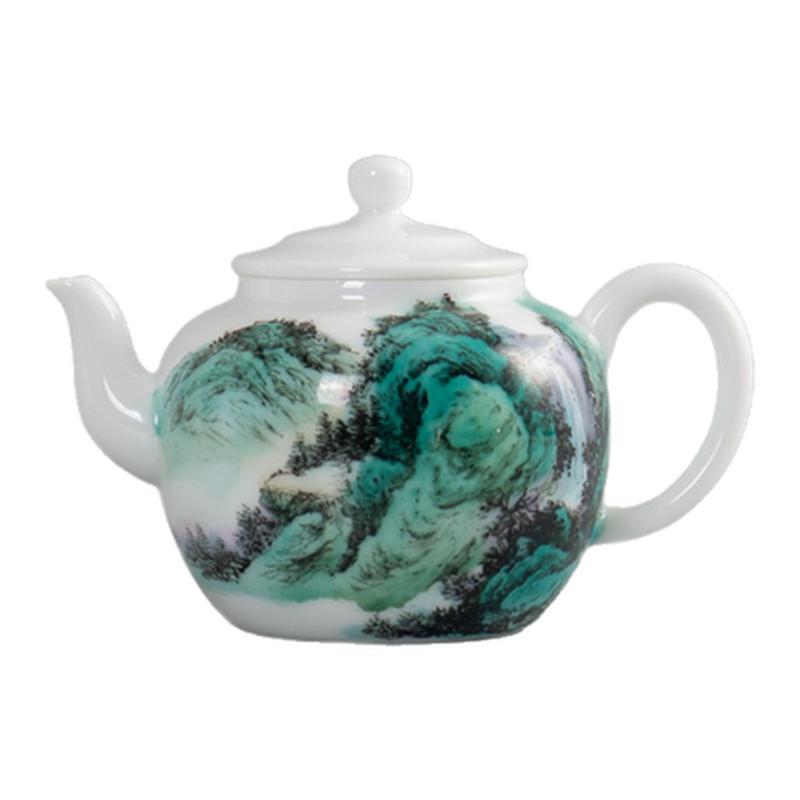望龙陶瓷高山流水茶壶
