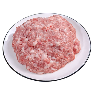 爽滑猪肉胶冷冻猪肉馅新鲜猪肉丸饺子包子云吞馅料食材商用2.5kg