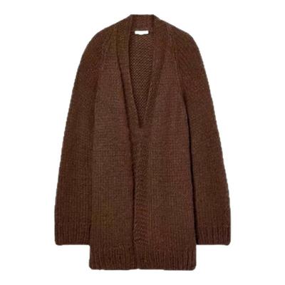 【现货】NOTHING WRITTEN开襟羊毛宽松针织开衫小众设计毛衣外套