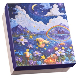星星人生日礼品盒高级感卡通创意礼盒空盒送男生女友礼物盒包装盒