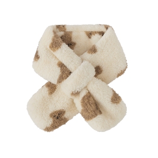 [抗菌远红外]宝宝围巾小孩秋冬新款时尚格纹加绒保暖防风儿童围脖