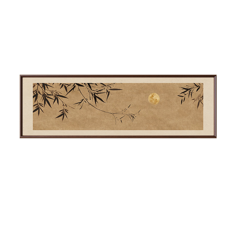【宋代美学】竹报平安实木装饰画