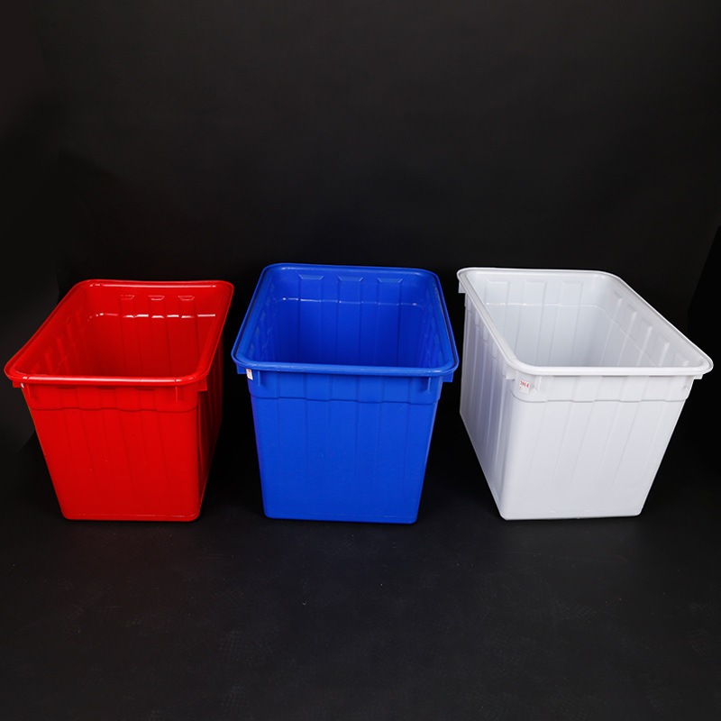 批发塑料水箱养鱼养龟胶箱周转箱长方形水桶白色周转塑料水箱