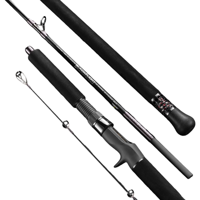GTfisher黑光全速铁板竿船钓竿