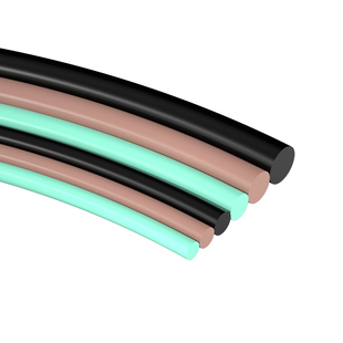 耐酸碱耐高温氟橡胶圆型密封条氟胶条FPM O型条FKM密封条胶绳圆条