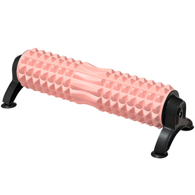 壁挂吸盘支架泡沫轴肌肉放松按摩滚筒狼牙棒健身滚轴器材瑜伽柱