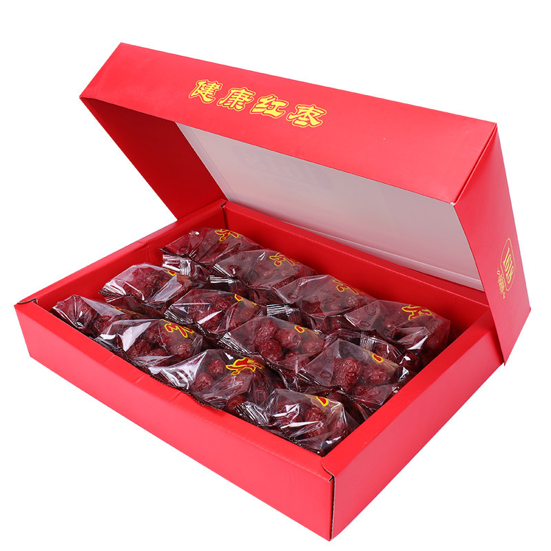 年货特产坚果大礼包新疆红枣
