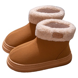 防水棉鞋女款冬季2025新款室内家居包跟加绒加厚保暖棉拖鞋女外穿