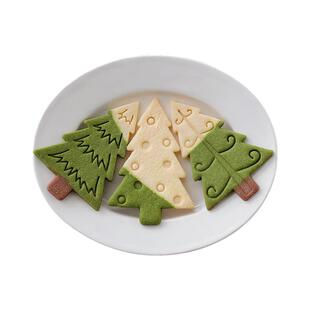 北欧风圣诞树饼干模具圣诞节松树diy圣诞曲奇礼盒diy手工烘焙工具