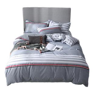 1米8x2米2被套180cmx220cm四件套秋冬天仿全棉纯棉磨毛厚被罩2米3