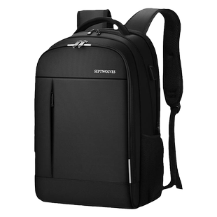 七匹狼双肩包男士背包2025新款大容量商务出差旅行电脑包学生书包