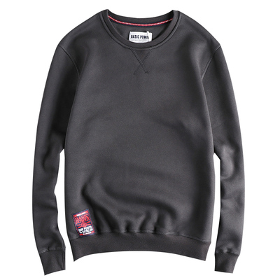 美式潮流休闲净色卫衣