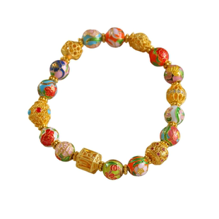 盛尊金包银十二花神手链金店同款新潮手串礼盒装2026年限定可送礼