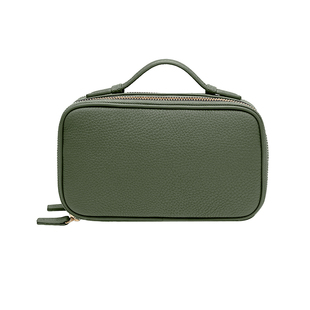 LEATHEROLOGY真皮手提高端刷具拉链化妆包旅行包收纳包男女洗漱包